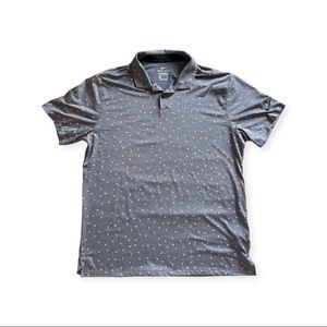 Nike floral golf polo